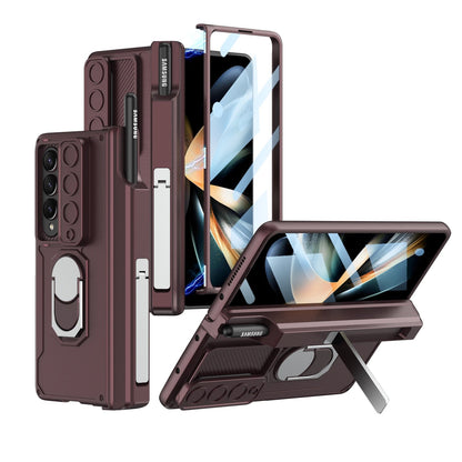 Magnetic Armor Case With S Pen Slot For Samsung Galaxy Z Fold Series