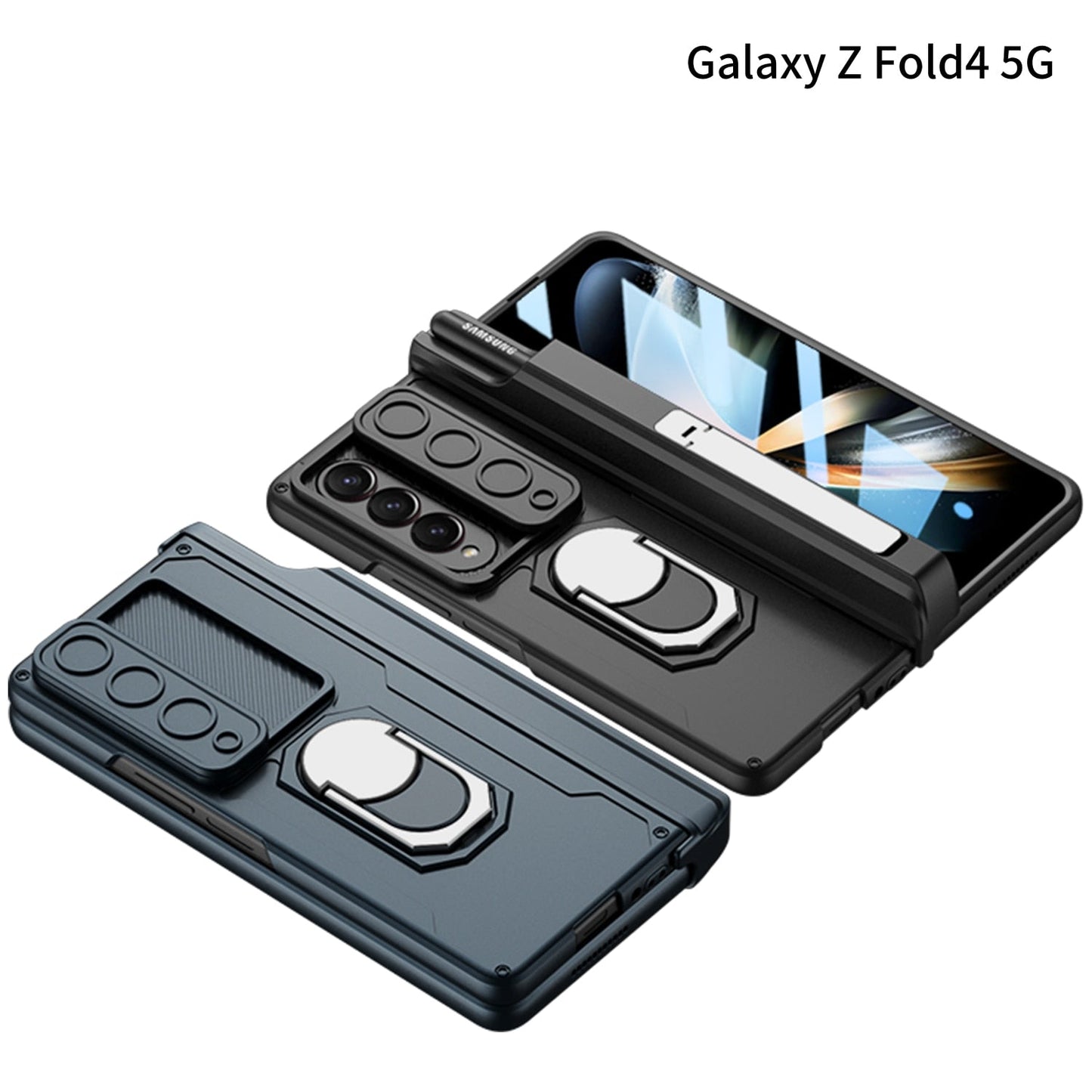 Magnetic Armor Case With S Pen Slot For Samsung Galaxy Z Fold Series