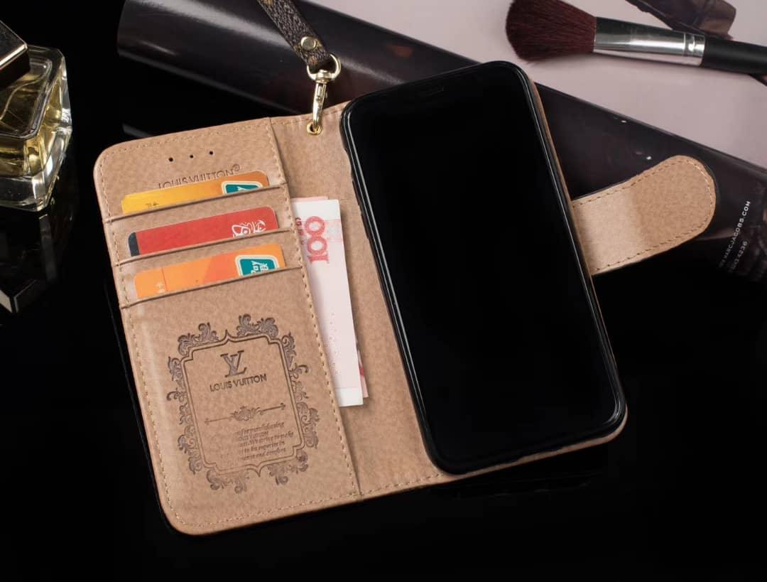 Luxurious Brown LV 2.0 Wallet iPhone Case